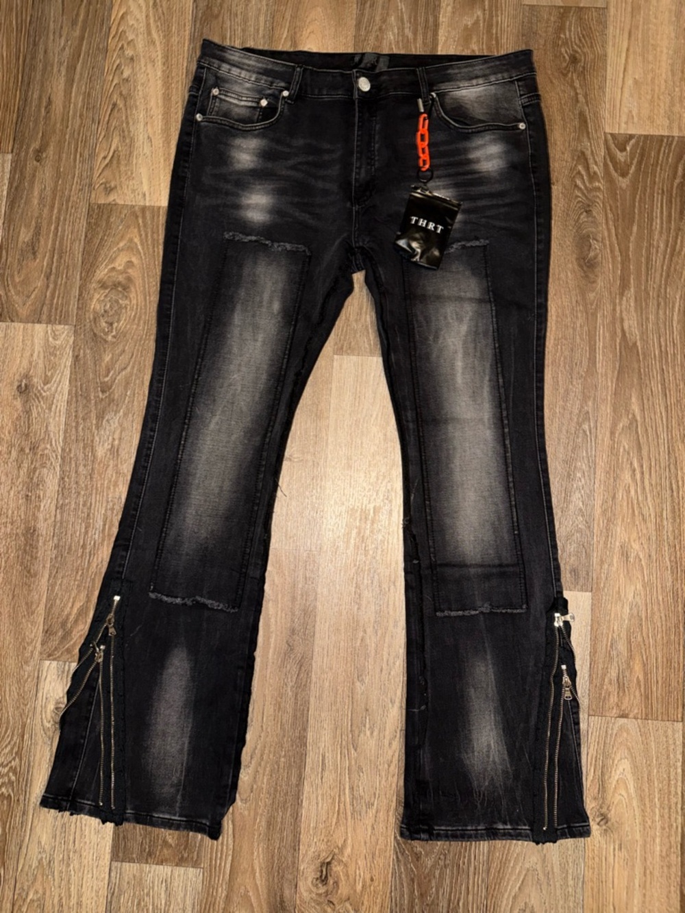 THRT Stacked Zipper Jeans